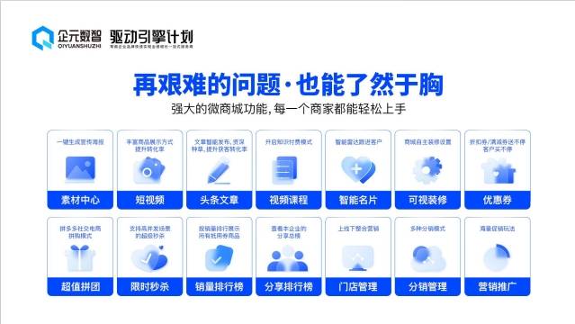 领取企元数智免费系统，享受终身免费升级服务