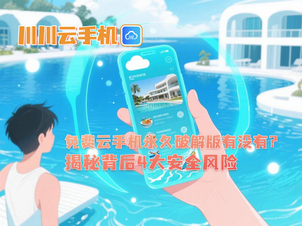 免费云手机永久破解版有没有？揭秘背后4大安全风险