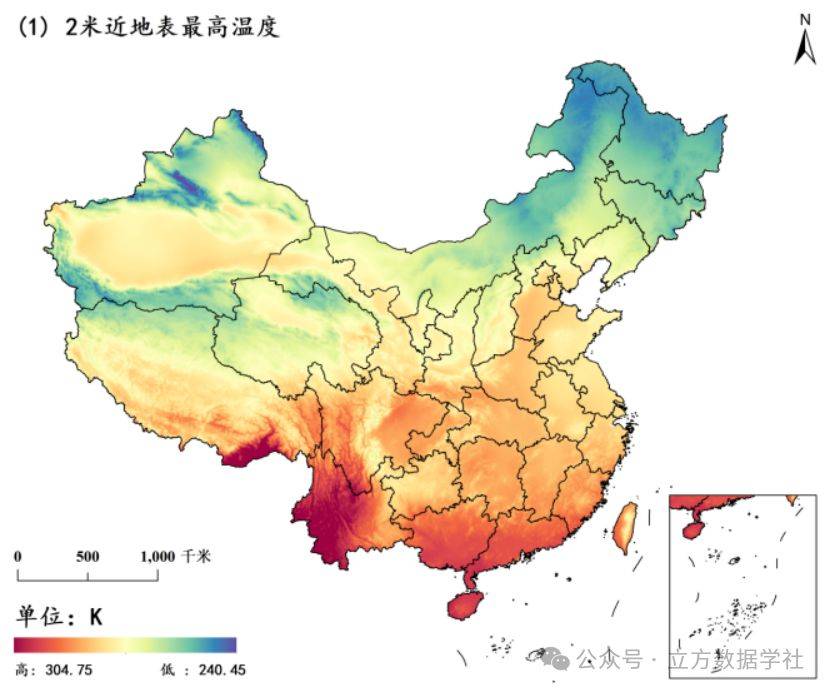 【免费数据】2000-2020年中国4km分辨率逐日气象栅格数据（含9个气象变量）