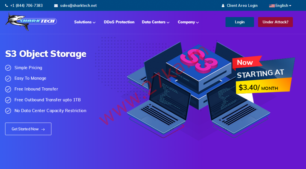 Sharktech：高防VPS降价+年付5折.7/年起，10Gbps不限流量服务器，新春特惠折扣高达25%