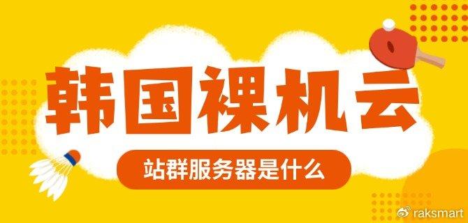 韩国裸机云站群服务器是什么?