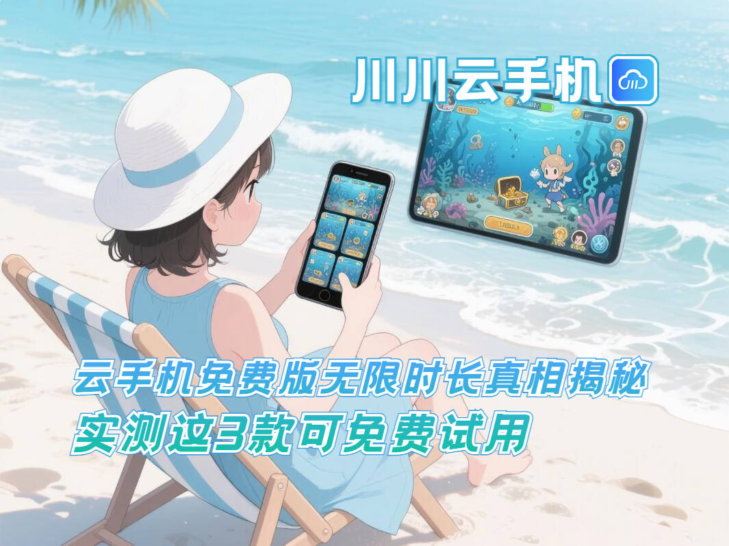 云手机免费版无限时长真相揭秘！实测这3款可免费试用